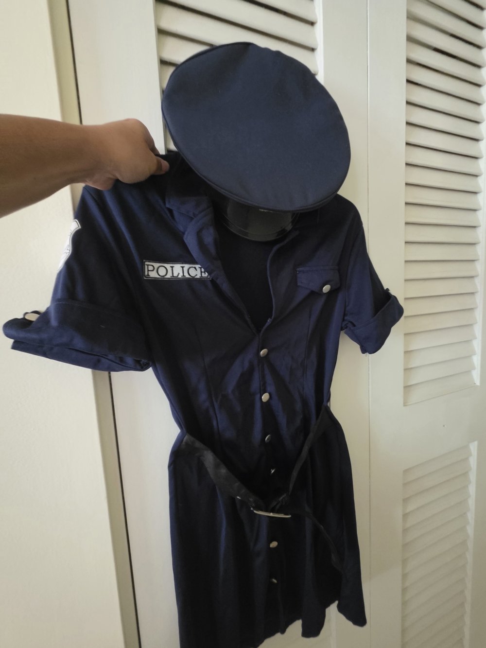 Police Costume Dress in Navy Blue